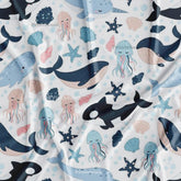 Whale Octopus Cute Kids Printed Baby Fabrics